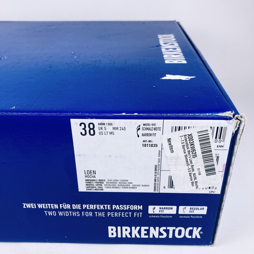 Birkenstock Brown Leather Ankle Boots with Tan Crepe Sole - Picture 11 of 12